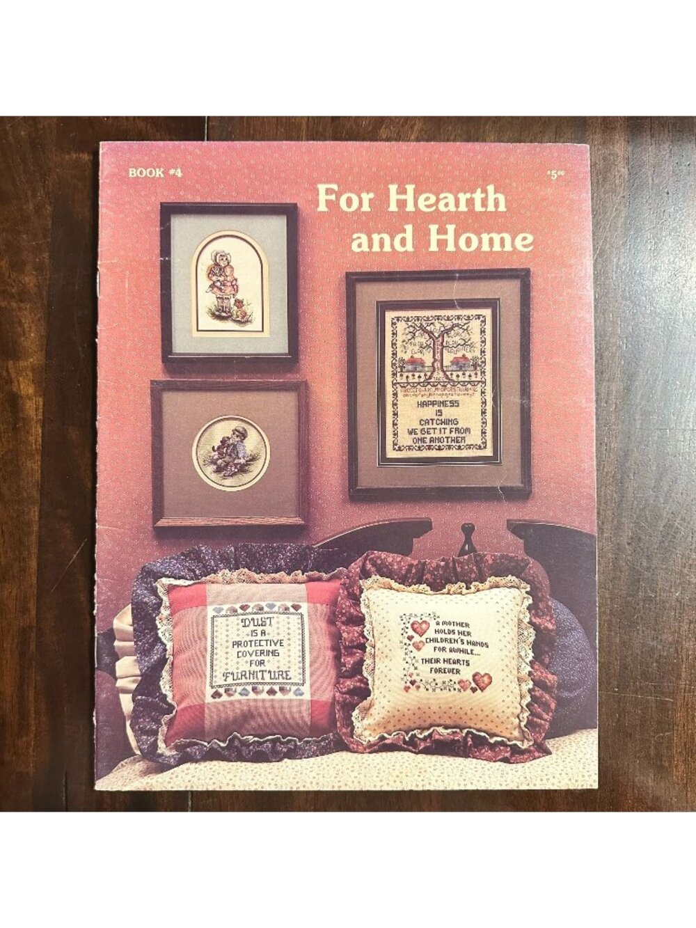 Zig Zag Cross-Stitch Pattern Book "For Hearth And Home" No. 4